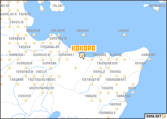 map of Kokopo