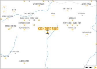 map of Kokorasua