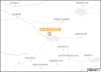 map of Kokorevka