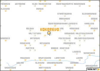 map of Kokorevo