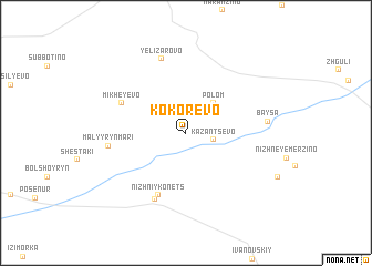 map of Kokorevo