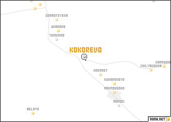 map of Kokorevo