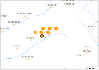 map of Kokorina