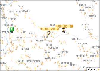 map of Kokorina