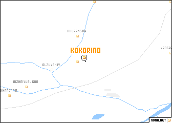 map of Kokorino