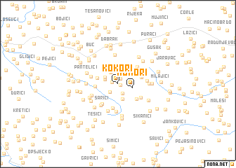 map of Kokori