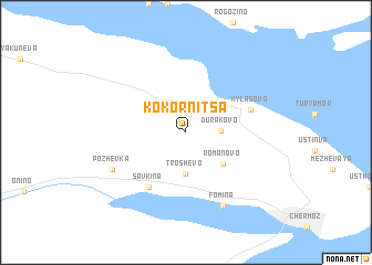 map of Kokornitsa