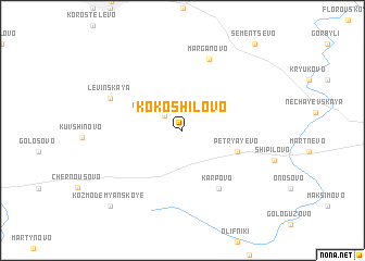 map of Kokoshilovo