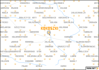 map of Kokoszki