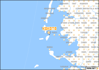 map of Kokota