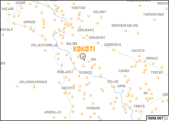 map of Kokoti