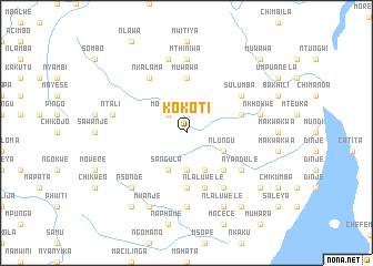 map of Kokoti