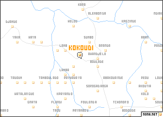 map of Kokoudi