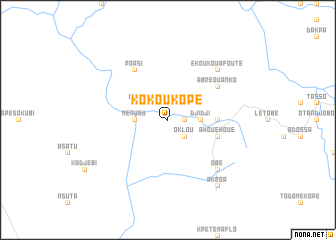 map of Kokoukopé