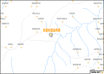 map of Kokouna