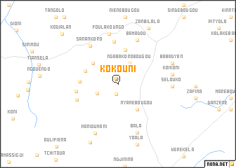 map of Kokouni