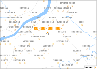 map of Kokourouninda
