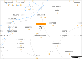 map of Kokou