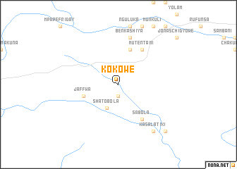 map of Kokowe