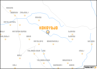 map of Kokoydjo