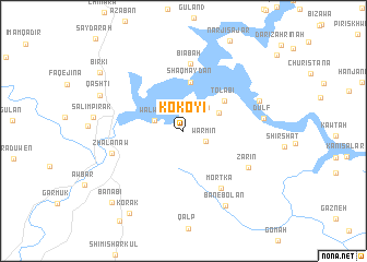 map of Kōkōyi