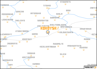 map of Kokoysk