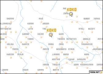 map of Koko