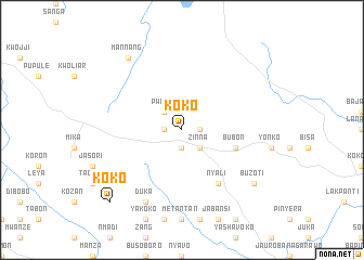 map of Koko