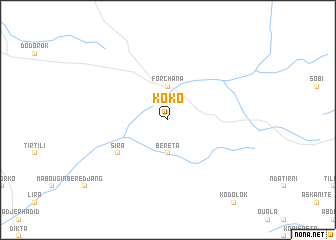 map of Koko