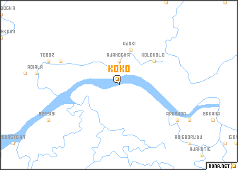 map of Koko