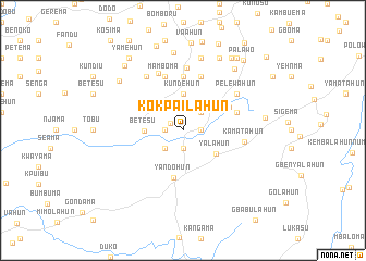 map of Kokpailahun