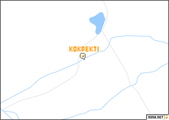 map of Kokpekti
