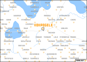 map of Kokpogele