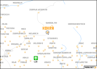 map of Kokra