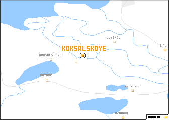 map of Koksalʼskoye