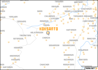 map of Koksant\