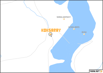 map of Köksaray