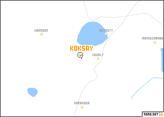 map of Koksay