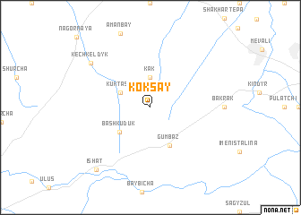 map of Kok-Say