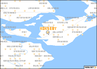 map of Kokseby