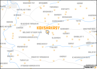 map of (( Koksha-Kasy ))