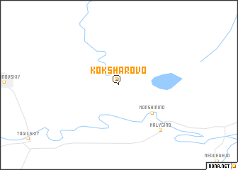 map of Koksharovo