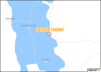 map of Kökshetoghay