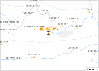 map of Koksovyy