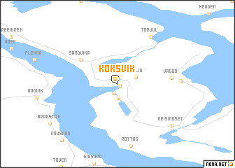 map of Koksvik