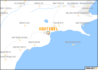 map of Koktebelʼ