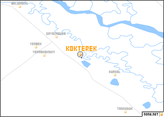 map of Kökterek