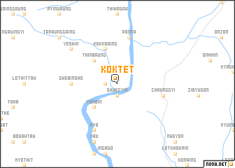 map of Koktet