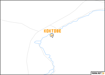 map of Koktobe