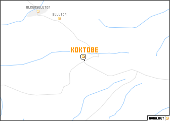 map of Koktobe